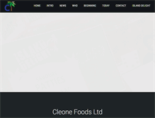 Tablet Screenshot of cleone.co.uk